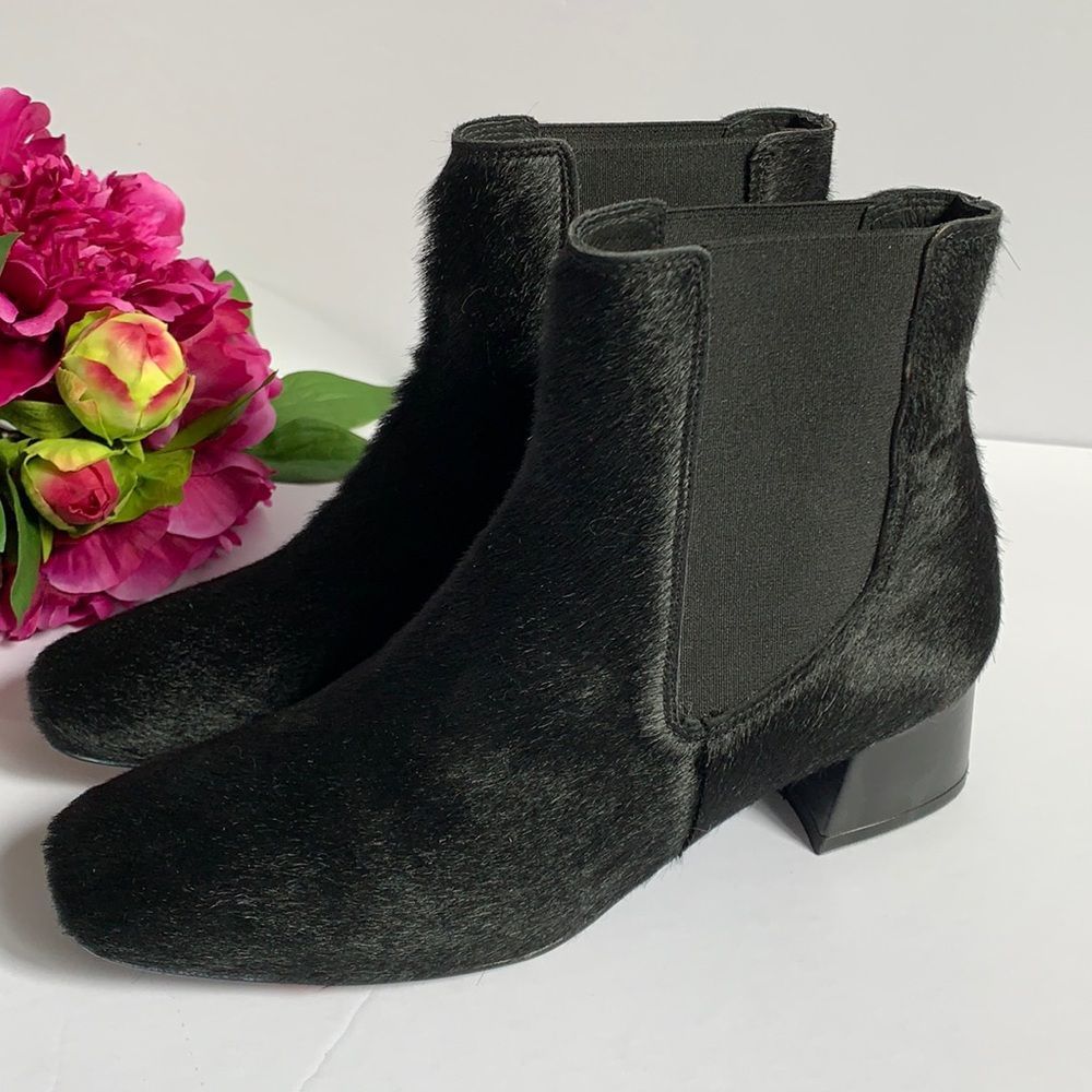 ♥️♥️♥️MIISTA Shailene genuine pony hair ankle boot Size7